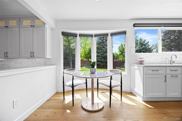 Dining room, Interior, Wood Texture Flooring