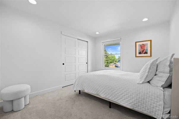Bedroom, Interior, Recessed Lighting