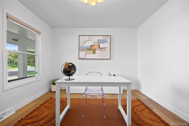 Home Office, Interior, Wood Texture Flooring