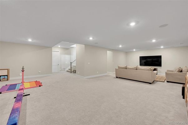 Interior, Living room, Recessed Lighting