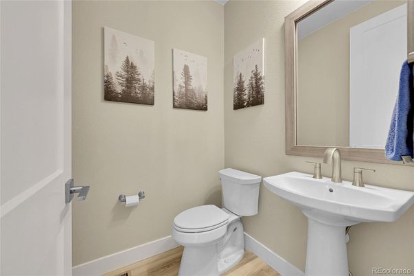 Bathroom, Interior, Wood Texture Flooring