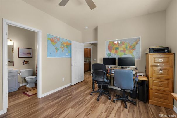 Bathroom, Home Office, Interior, Wood Texture Flooring