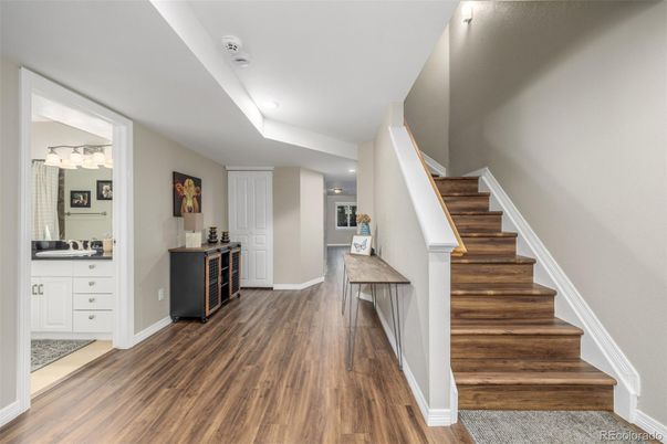 Interior, Recessed Lighting, Wood Texture Flooring