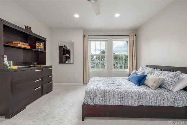 Bedroom, Interior, Recessed Lighting