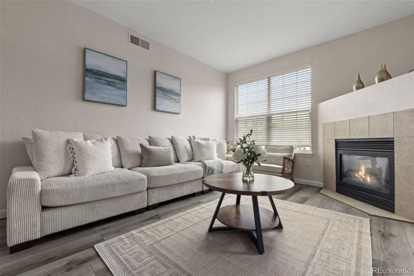 Fireplace, Interior, Living room, Wood Texture Flooring