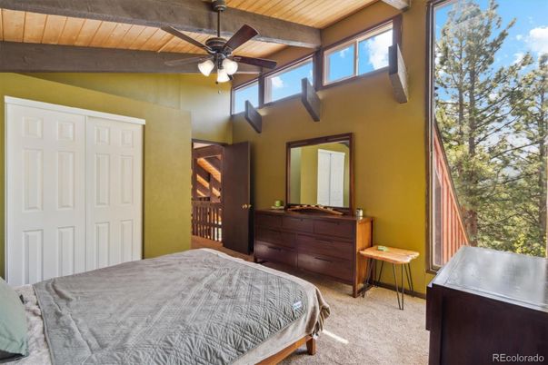 Bedroom, Interior, Wooden Beams, Wooden Ceilings