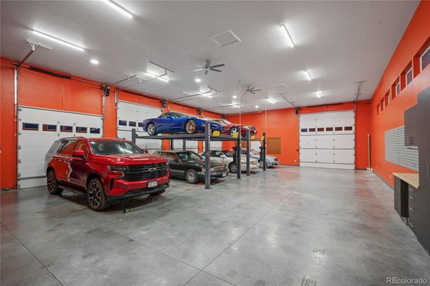 Garage, Interior, Recessed Lighting