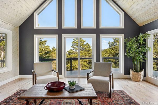 Interior, Sun Room, Wood Texture Flooring
