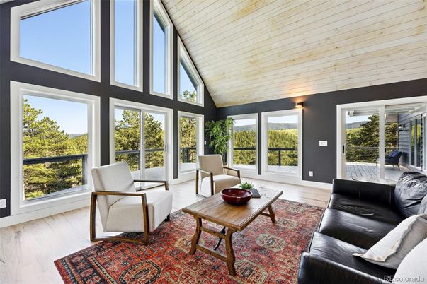 Interior, Living room, Sun Room, Wood Texture Flooring