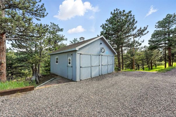 Backyard, Detached Garage, Exterior