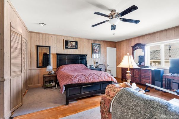 Bedroom, Interior, Wood Texture Flooring, Wooden Walls