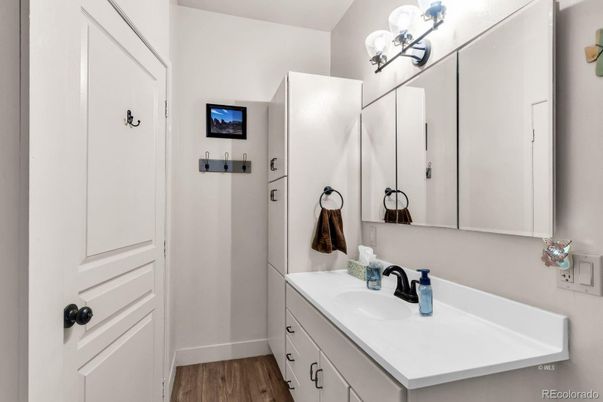 Bathroom, Interior, Wood Texture Flooring