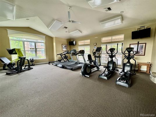 Fitness Equipment, Gym, Interior