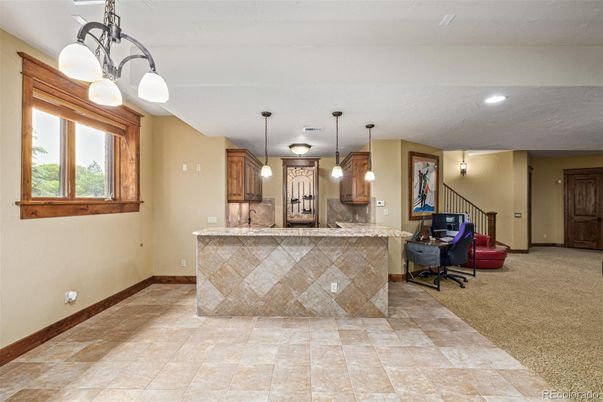 Home Office, Interior, Pendant Lights, Recessed Lighting
