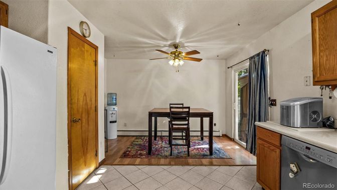 Dining room, Interior, Wood Texture Flooring