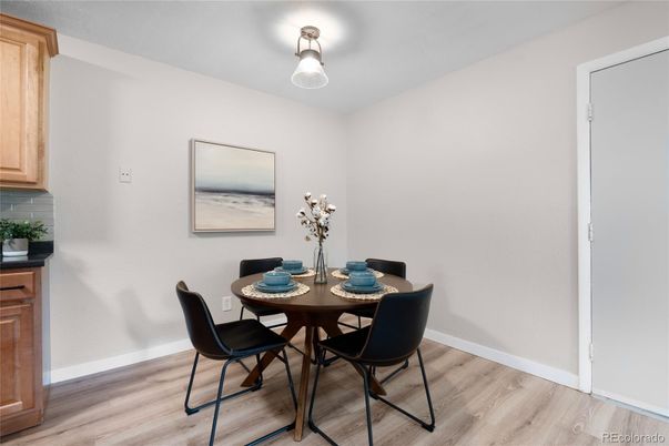 Dining room, Interior, Wood Texture Flooring