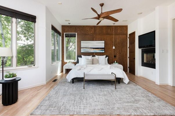 Bedroom, Interior, Wood Texture Flooring