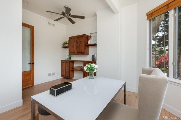 Home Office, Interior, Wood Texture Flooring