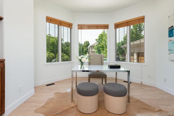 Home Office, Interior, Wood Texture Flooring