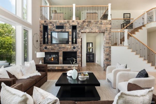 Fireplace, Interior, Living room, Wood Texture Flooring