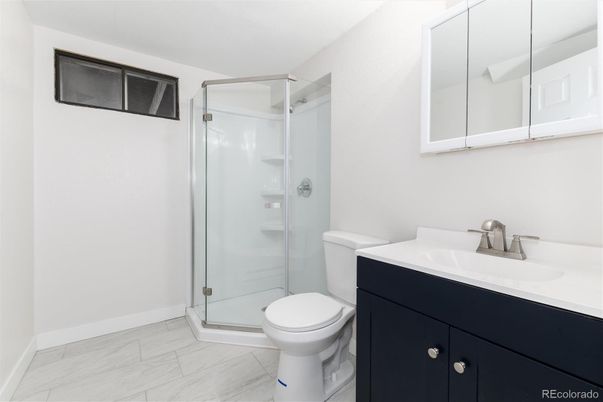 Bathroom, Glass Shower, Interior, Marble