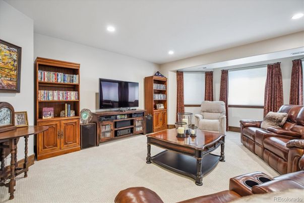 Interior, Living room, Recessed Lighting