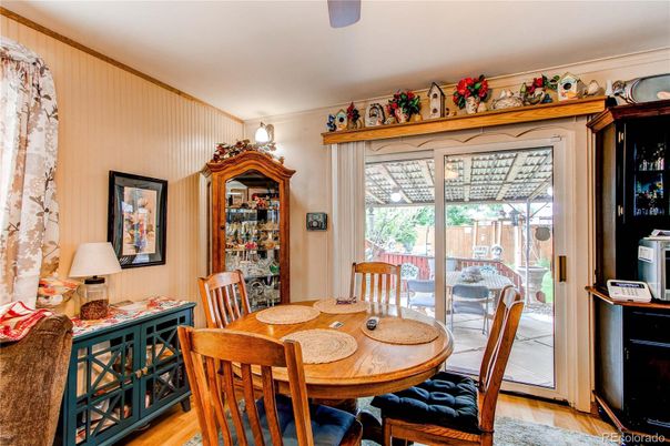 Dining room, Interior, Wood Texture Flooring