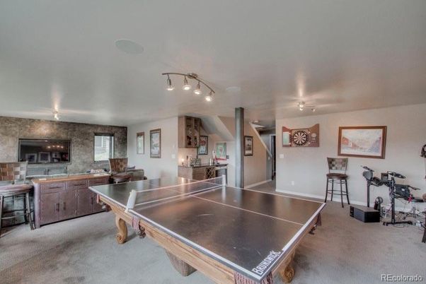 Game Room, Interior, Stone Walls