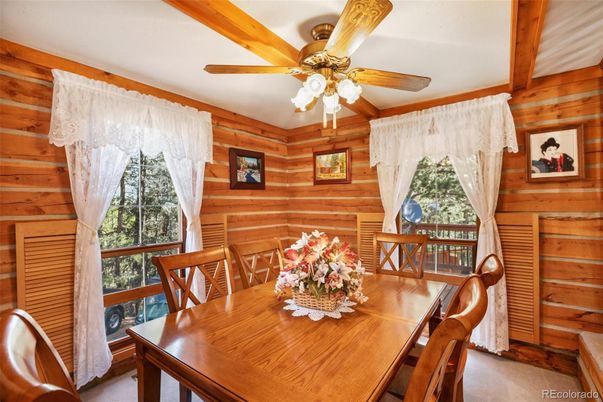 Dining room, Interior, Wooden Walls