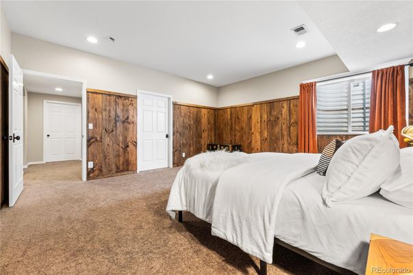 Bedroom, Interior, Recessed Lighting