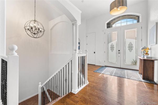 Chandelier, Interior, Pendant Lights, Wood Texture Flooring