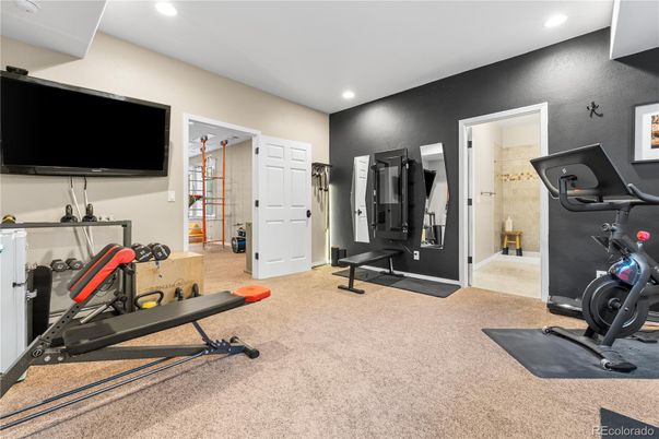 Fitness Equipment, Interior, Recessed Lighting
