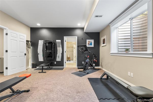 Fitness Equipment, Interior, Recessed Lighting