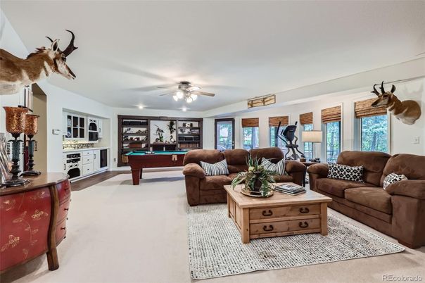 Billiard Table, Game Room, Interior, Living room