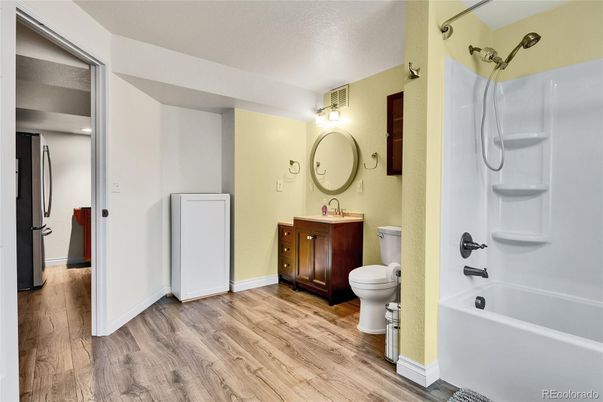 Bathroom, Interior, Wood Texture Flooring