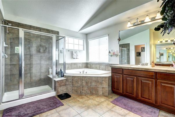 Bathroom, Glass Shower, Interior, Tile Countertops