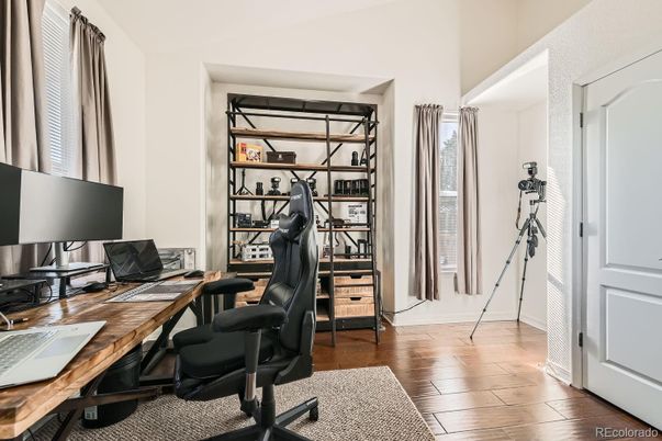 Home Office, Interior, Wood Texture Flooring