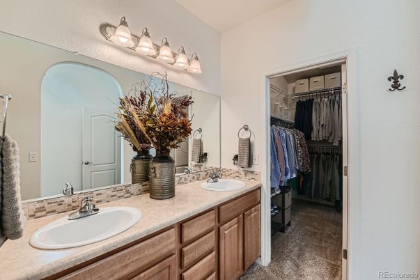 Bathroom, Dual Sink Vanities, Interior, Walk-in Closets