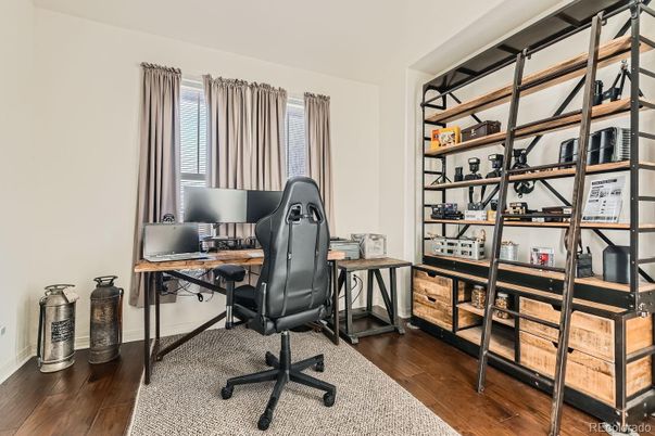 Home Office, Interior, Wood Texture Flooring