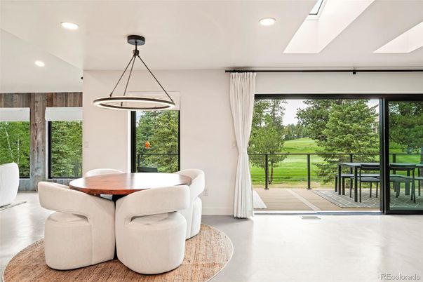 Dining room, Interior, Pendant Lights, Recessed Lighting