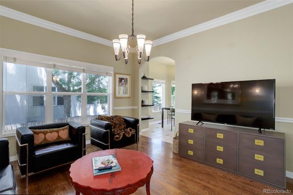 Chandelier, Interior, Living room, Wood Texture Flooring