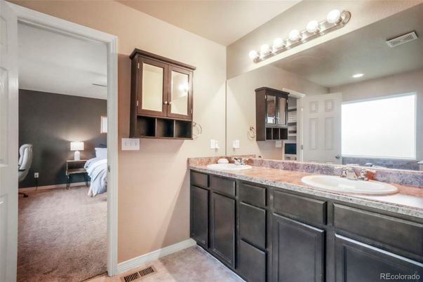 Bathroom, Bedroom, Dual Sink Vanities, Interior, Recessed Lighting