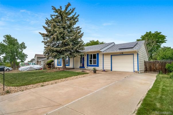 Attached, Exterior, Facade, Solar Panels, Ranch
