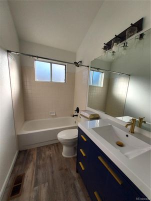 Bathroom, Interior, Wood Texture Flooring