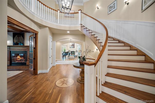 Fireplace, Interior, Piano, Wood Texture Flooring