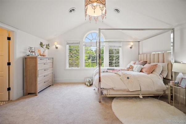 Bedroom, Chandelier, Interior