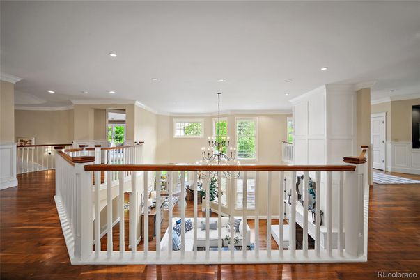 Chandelier, Interior, Recessed Lighting, Wood Texture Flooring
