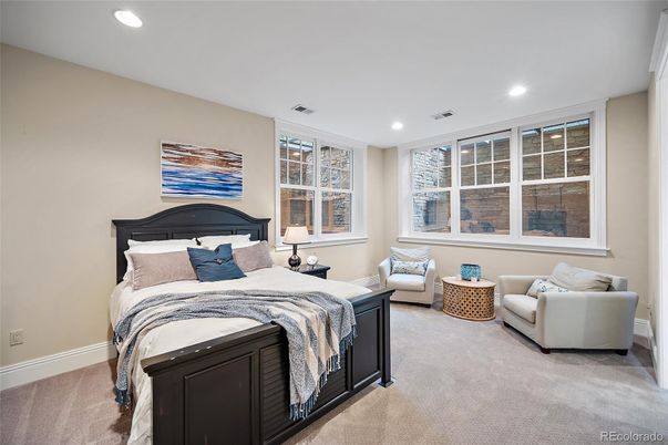 Bedroom, Interior, Recessed Lighting