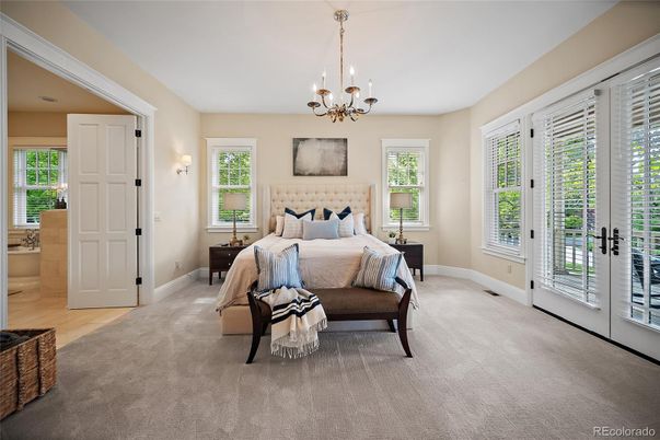 Bedroom, Chandelier, Interior