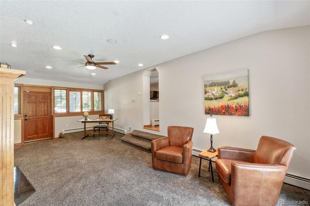 Home Office, Interior, Recessed Lighting